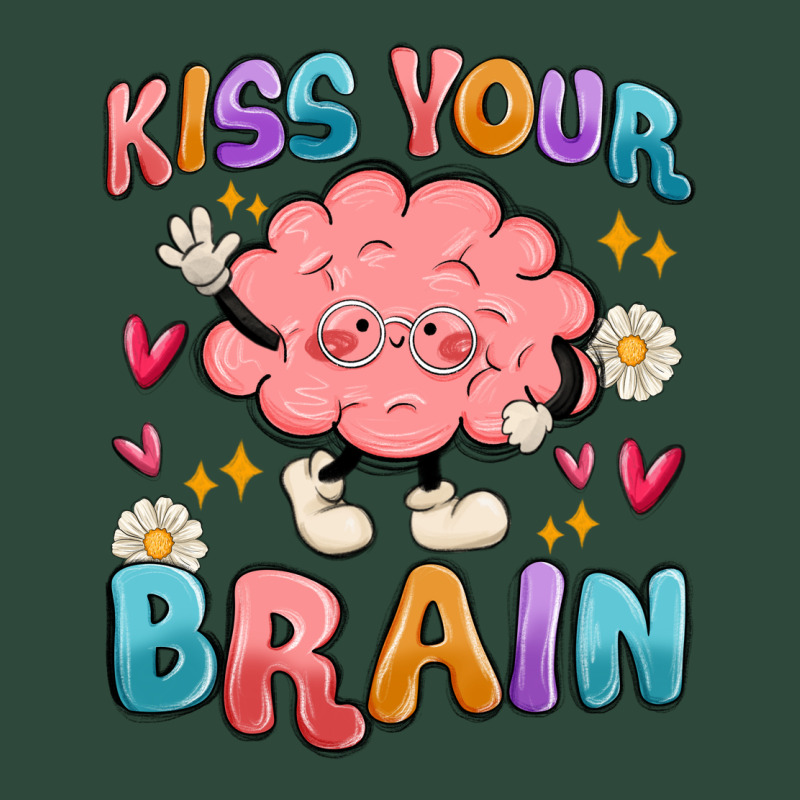 Kiss Your Brain Zipper Hoodie by MaliasSmallBusiness | Teevron