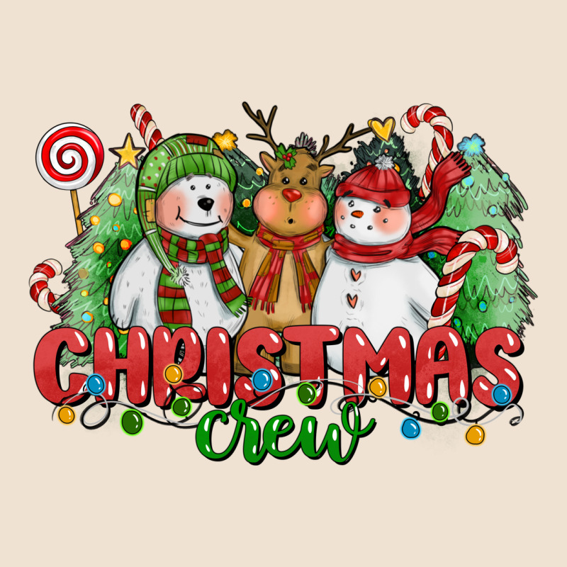 Christmas Crew Polar Bear Reindeer And Snowman Urban Hoodie by CowGirlArtShop | Teevron