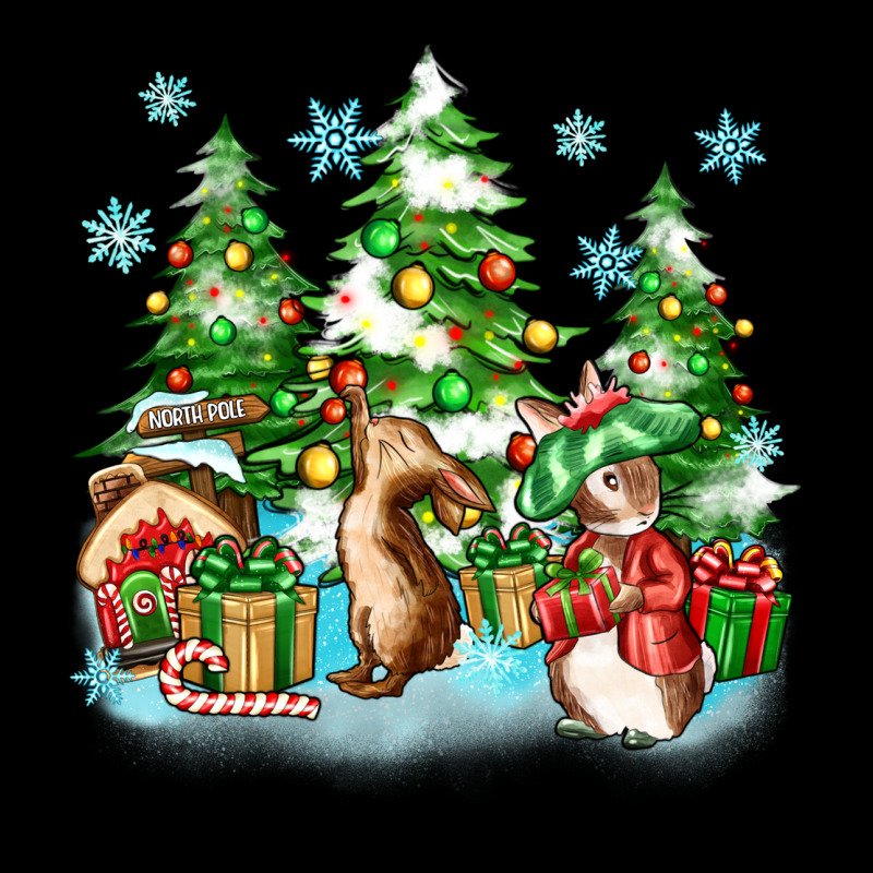 Christmas Rabbits Ladies Tee by Zillion Design Studio | Teevron