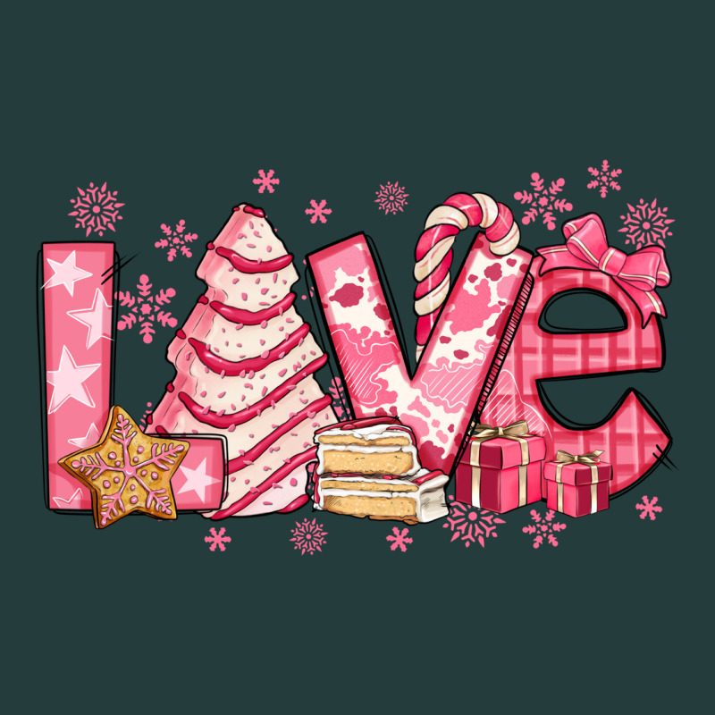 Love Pink Christmas Tree Cake Classic Tee by Jasminsmagicworld | Teevron