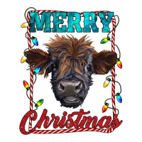 merry christmas highland calf baby cow | Teevron
