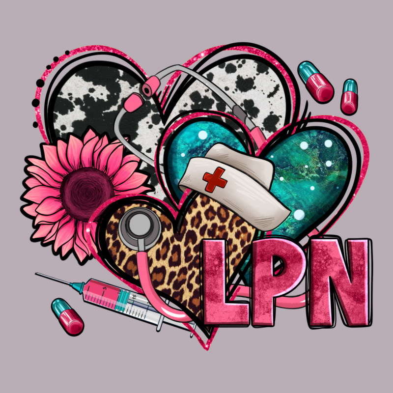 Lpn Licensed Practical Nurse Hearts Vintage Tee by Jasminsmagicworld | Teevron