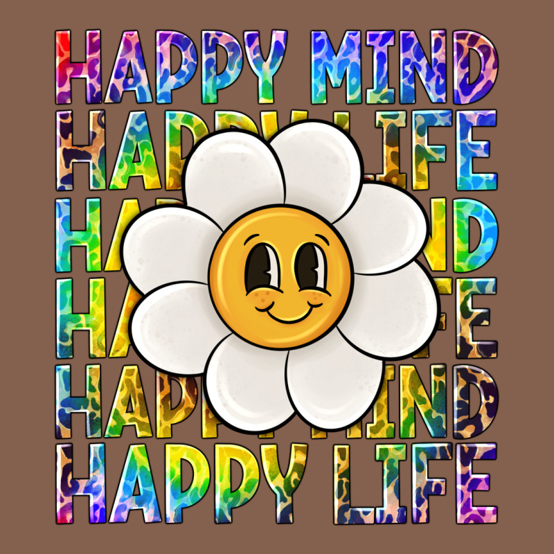 Happy Mind Happy Life Zipper Hoodie by NancyCooperArtShop | Teevron