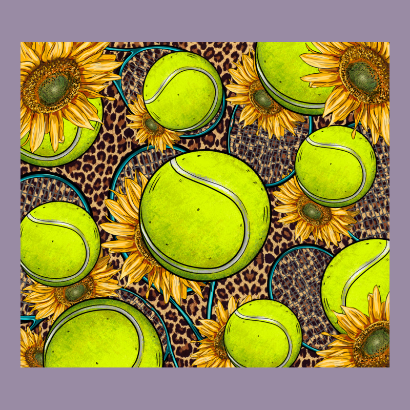 Tennis Ball With Sunflower And Racket Classic Tee by BarkalooDesign | Teevron