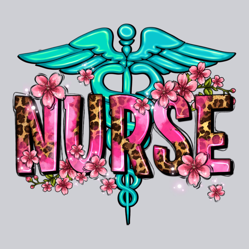 Floral Nurse Heavyweight Sweatshirt by AdoDesignShop | Teevron