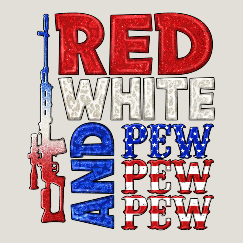 Red White And Pew Pew Pew Heavy Core Tee by texasbilliewilder | Teevron