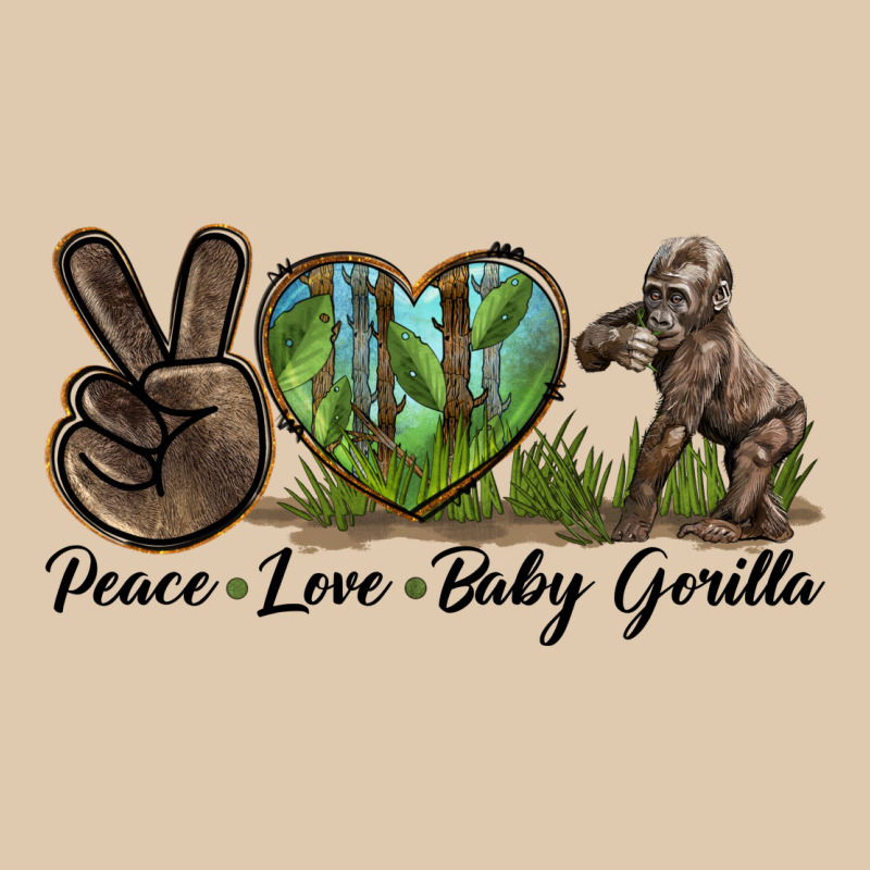 Peace Love Baby Gorilla Classic Tee by LillyAllenDesigns | Teevron