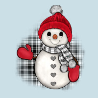 Grey Christmas Snowman Ladies Tee | Teevron