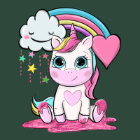 Cute Unicorn And Rainbow Zipper Hoodie | Teevron