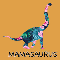 Mamasaurus Dinosaur Premium Hoodie | Teevron