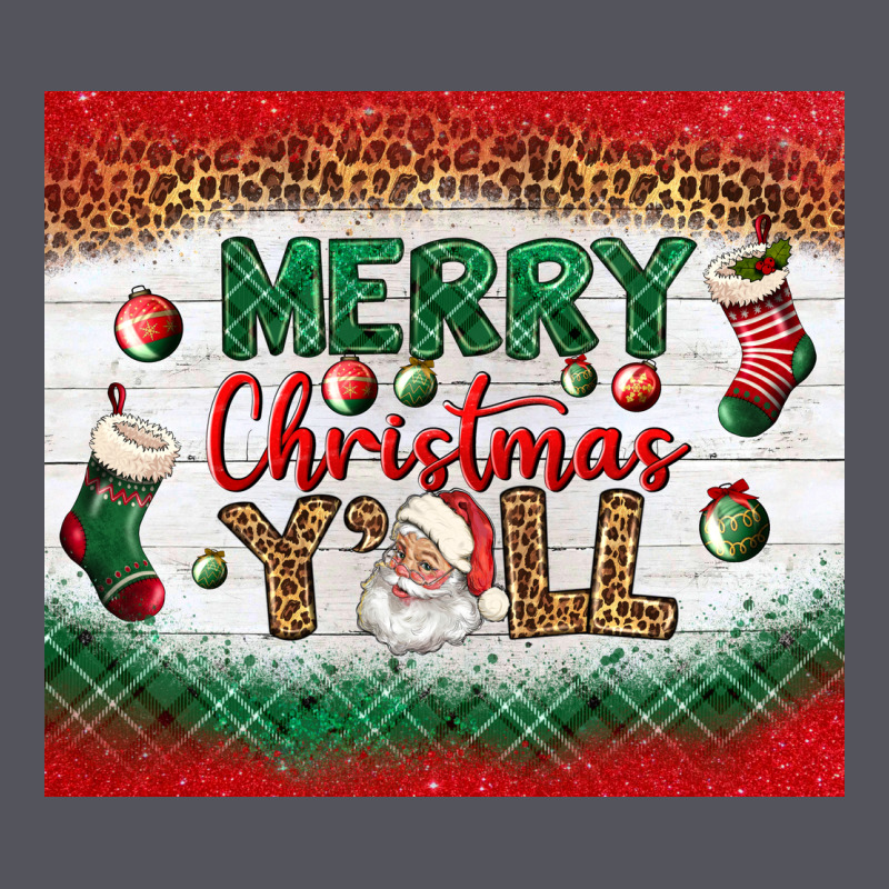 Merry Christmas Y'all Tumbler Vintage Hoodie by BundleAndBundleShop | Teevron