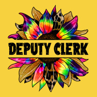 Deputy Clerk Tie Dye Sunflower Premium Sweatshirt | Teevron