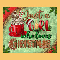 Just A Girl Who Loves Christmas Mousepad Vintage Hoodie | Teevron