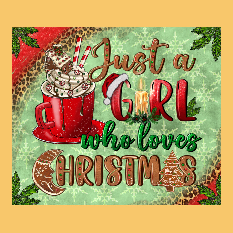 Just A Girl Who Loves Christmas Mousepad Vintage Hoodie by BundleAndBundleShop | Teevron