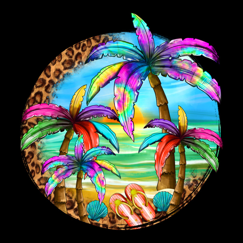 Summer Colorful Palms Premium Tee by texasbilliewilder | Teevron