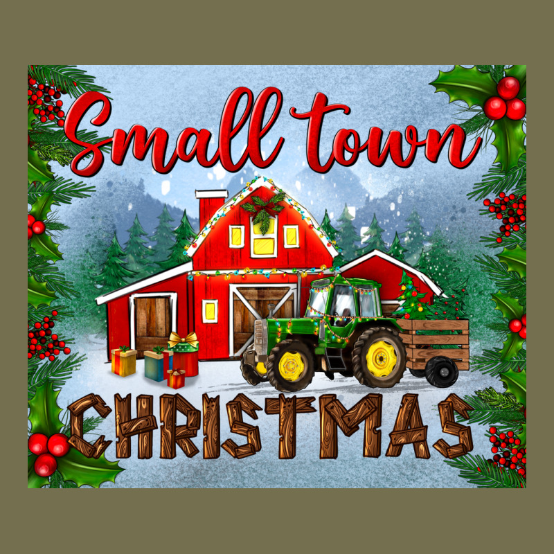 Small Town Christmas Mousepad Vintage Hoodie by BundleAndBundleShop | Teevron