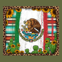 Mexican Flag Background With Cactus And Sunflower Tumbler Long Sleeve Tee | Teevron