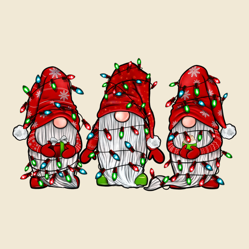 Gnome With Christmas Lights Ladies Tee by JahusDesignShop | Teevron