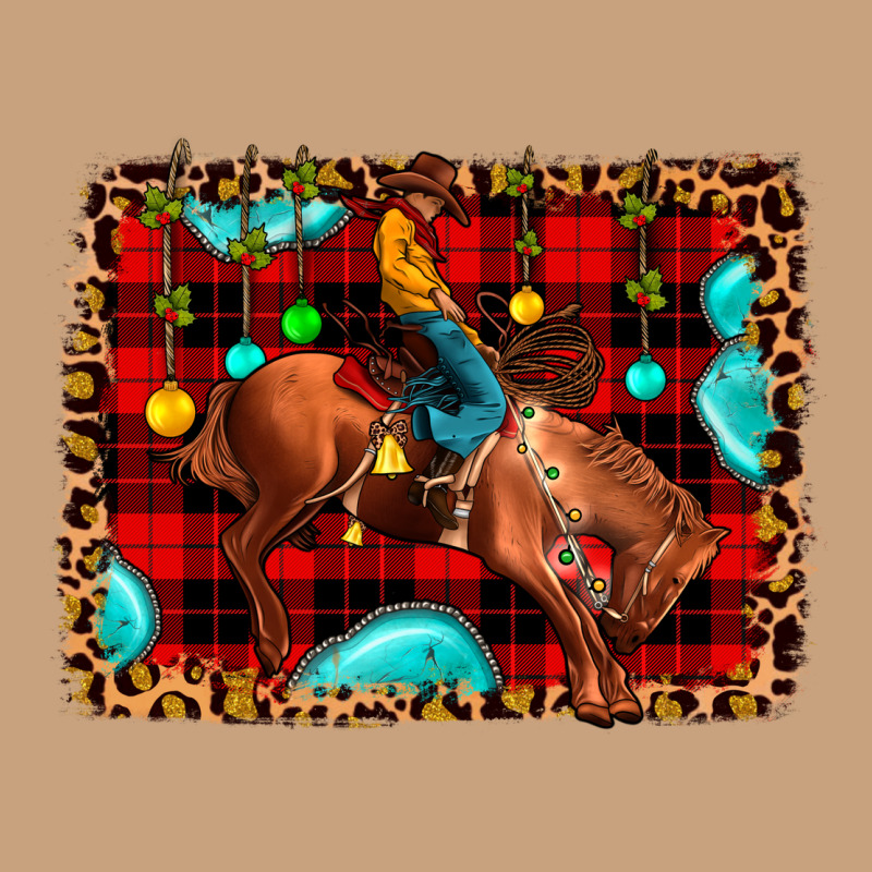Christmas Rodeo Cowboy Vintage Tee by JahusDesignShop | Teevron