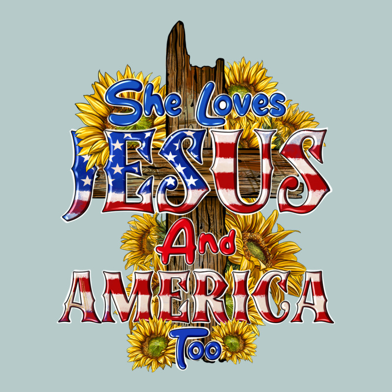 She Loves Jesus Heavy Core Tee by texasbilliewilder | Teevron