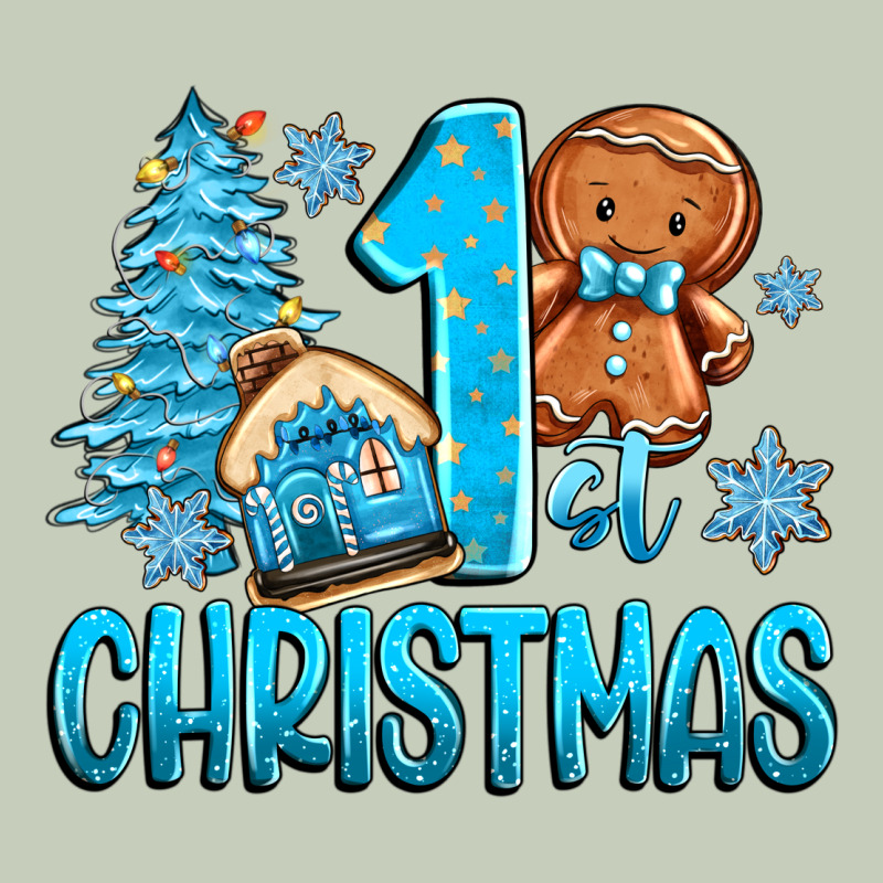 1st Christmas Gingerbread Boy Ladies Tee by Zillion Design Studio | Teevron