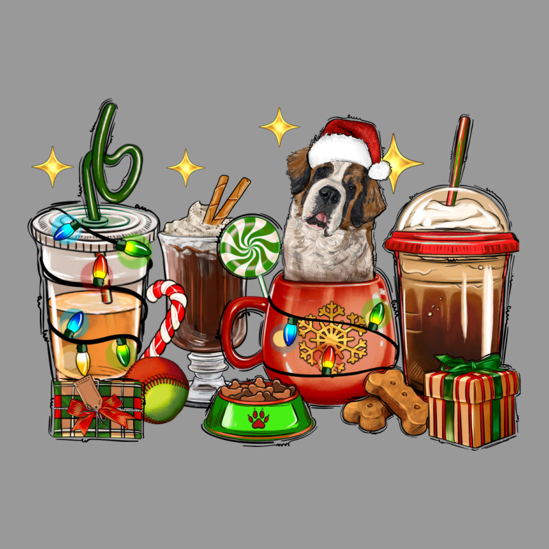 Christmas Coffee Cups With Saint Bernard Vintage Hoodie by RanaPortraitStore | Teevron