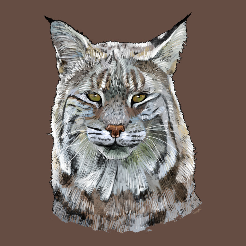 Bobcat Head Long Sleeve Tee by LillyAllenDesigns | Teevron