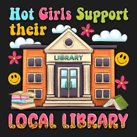 Hot Girls Support Their Local Library Heavyweight Hoodie | Teevron