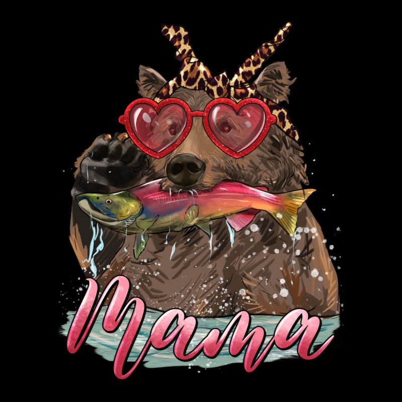 Mother's Day Mama Bear Wıth Bandana And Glasses Heavy Core Tee by RanaPortraitStore | Teevron