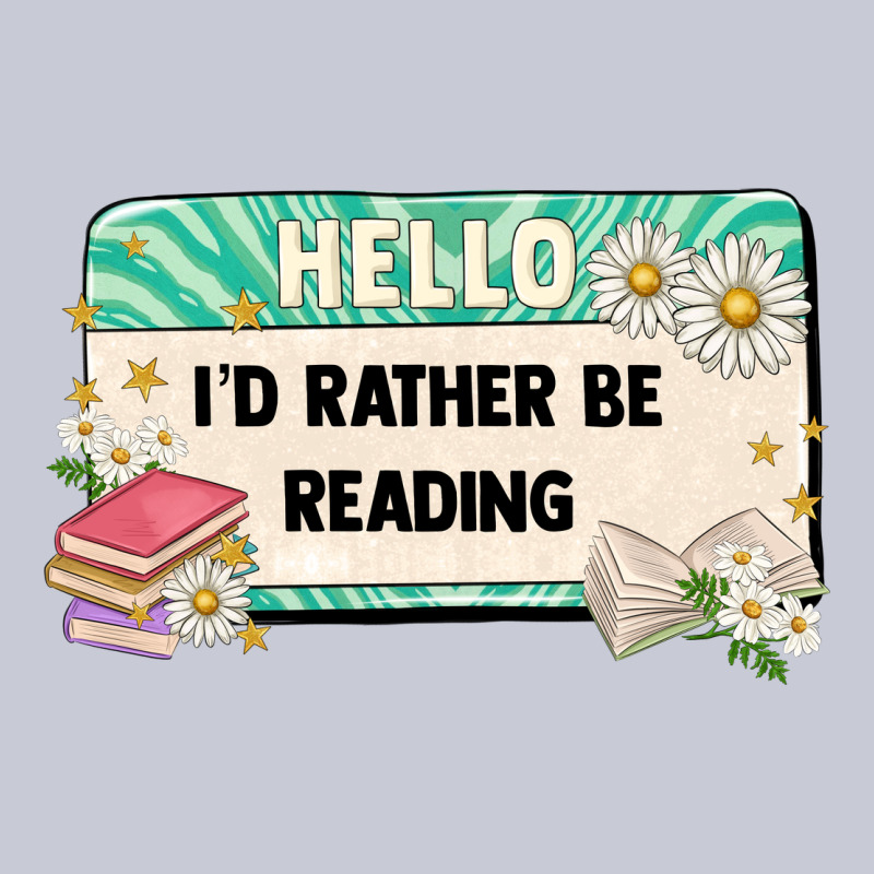 Hello Id Rather Be Reading Heavyweight Hoodie by Artiststas | Teevron