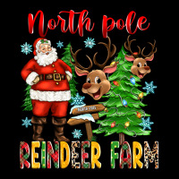 North Pole Reindeer Farm Ladies Tee | Teevron