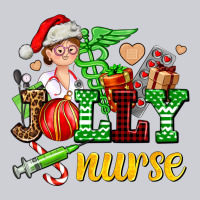 Jolly Nurse With Christmas Element Heavyweight Sweatshirt | Teevron