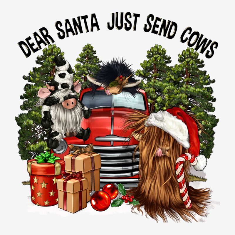 Dear Santa Just Send Cows Urban Hoodie by CowGirlArtShop | Teevron