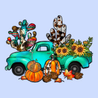 Cactus Pumpkin Truck Fall Urban Heavy Tee | Teevron