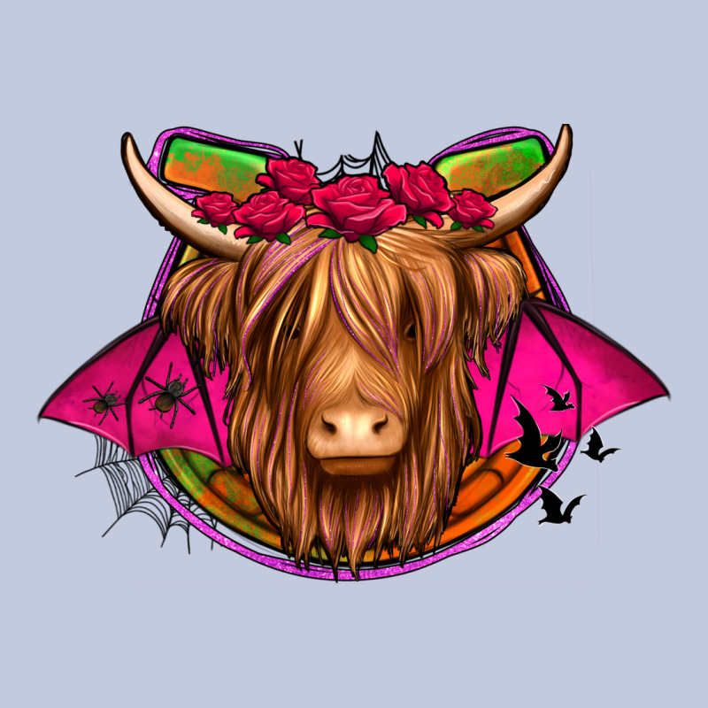 Halloween Highland Cow Horseshoe Long Sleeve Tee by Jasminsmagicworld | Teevron
