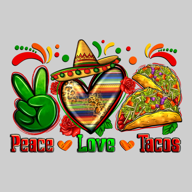 Peace Love Tacos Premium Tee by Zillion Design Studio | Teevron