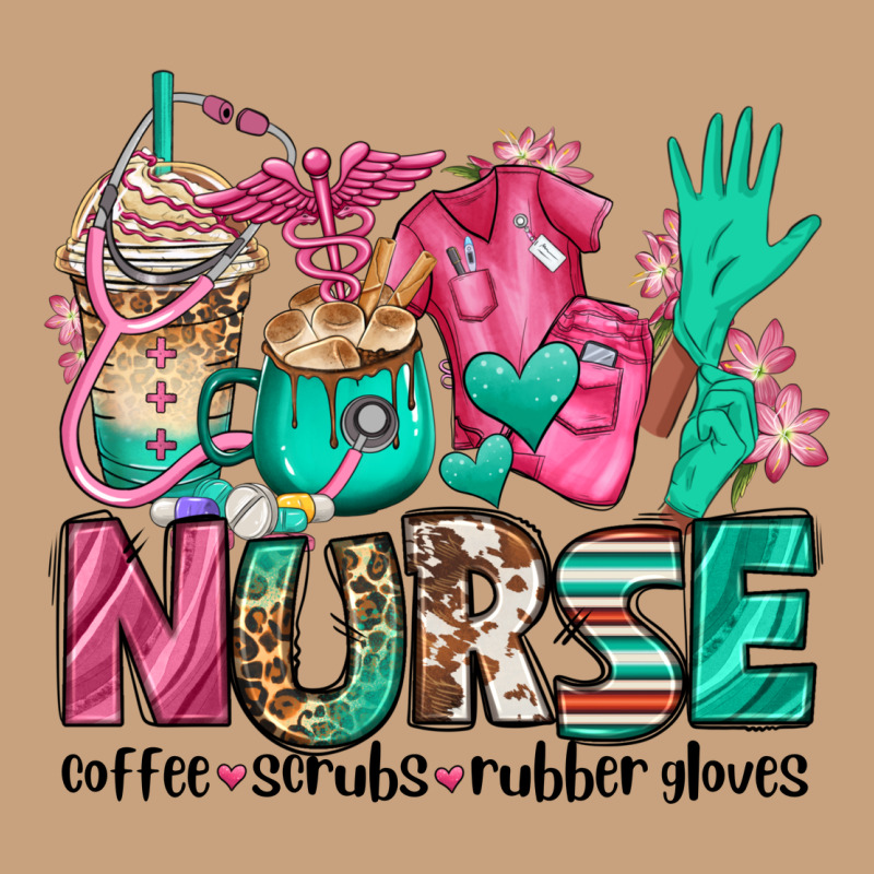 Nurse Coffee Scrubs Rubber Gloves Vintage Tee by Jasminsmagicworld | Teevron