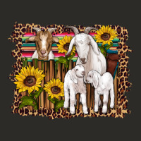 Gats Baby Gots Sunflowers Wooden Serape Leopard Heavy Core Tee | Teevron