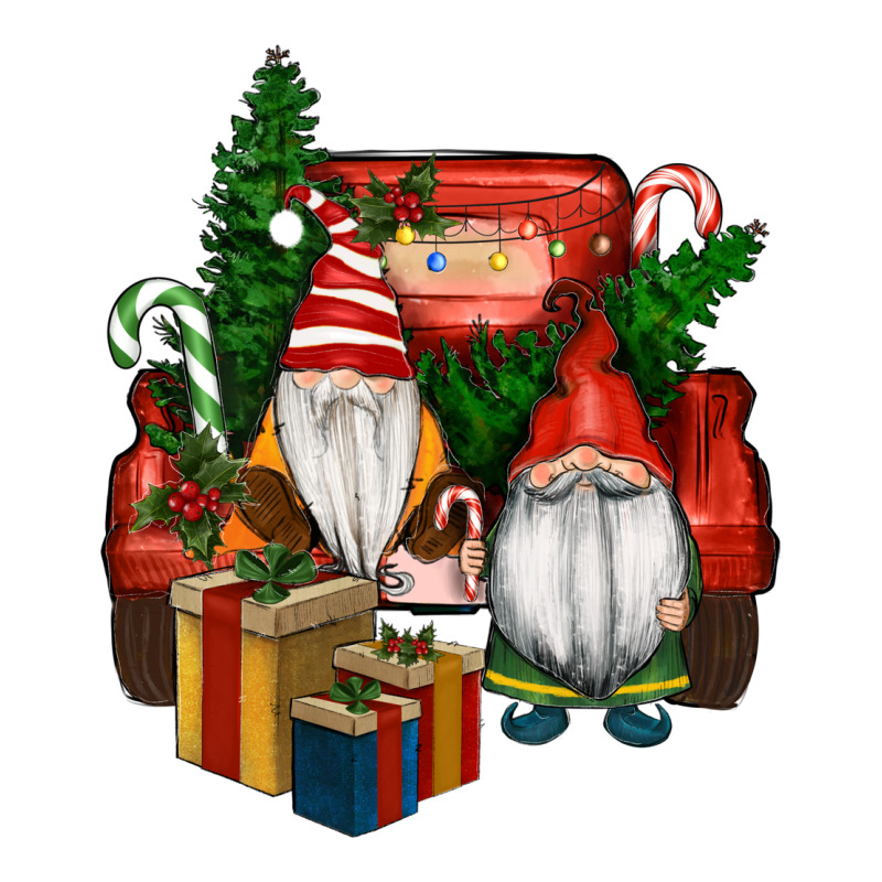 Christmas Truck And Gnome Ladies Tee by RanaPortraitStore | Teevron