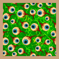 Halloween Eye Balls Seamless Pattern Vintage Tee | Teevron