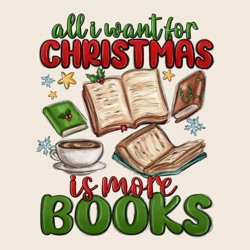 All I Want For Christmas Is More Books Zipper Hoodie by MaliasSmallBusiness | Teevron