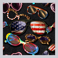 4th Of July Glasses  Seamless Pattern Heavyweight Sweatshirt | Teevron