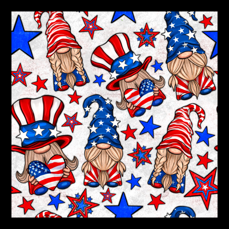 4th Of July Patriotic Gnome Seamless Pattern Urban Heavy Tee by BundleAndBundleShop | Teevron