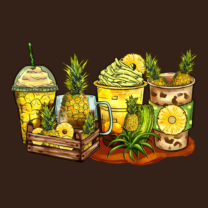 Pineapple Farm Fresh Coffee Cups Heavy Core Tee by Zillion Design Studio | Teevron