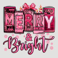 Merry And Bright Pink Christmas Classic Tee | Teevron