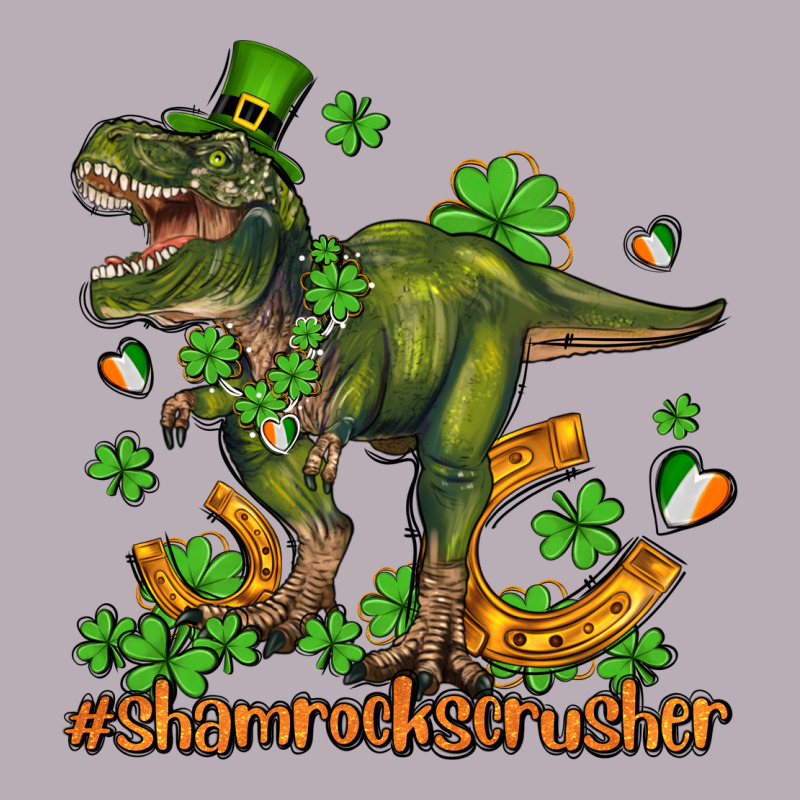 Shamrockscrusher T Rex And Horseshoe Vintage Tee by AdoDesignShop | Teevron