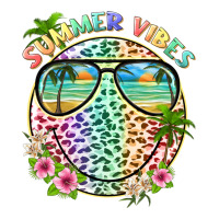 summer vibes with smile face and leopard | Teevron