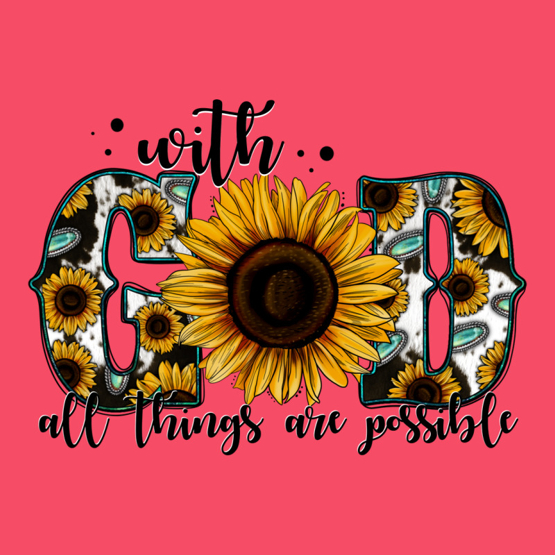 With God All Things Are Possible Sunflower Premium Sweatshirt by Jasminsmagicworld | Teevron