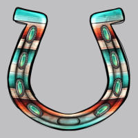Serape Turquoise Horseshoe Long Sleeve Tee | Teevron