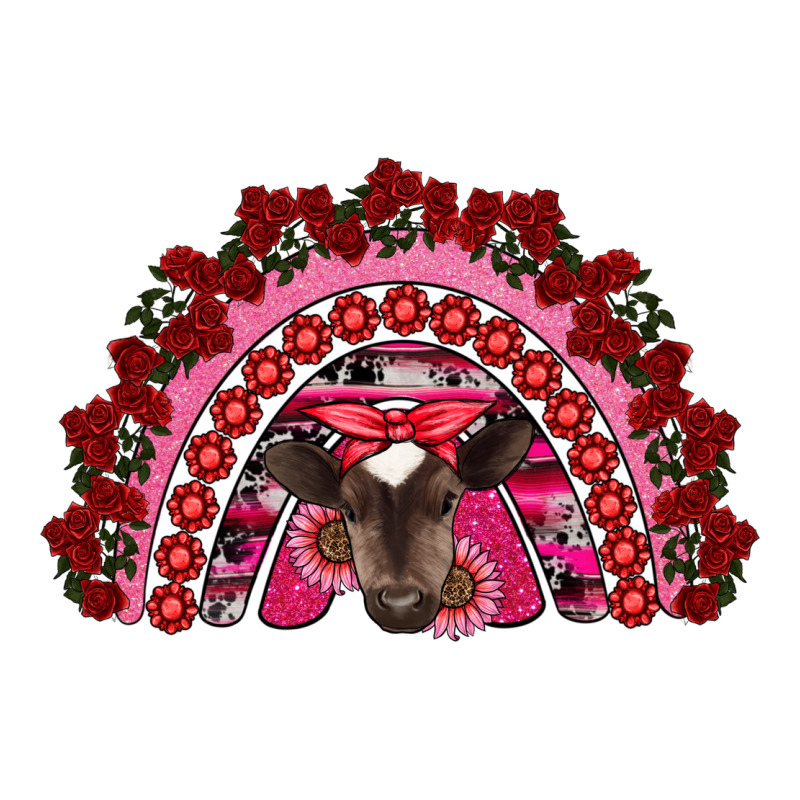 Valentine's Day Baby Cow Rainbow Premium Tee by RanaPortraitStore | Teevron